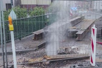 Havarie: Innenstadt von Stollberg abgeriegelt - 