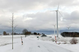 Havariertes Clausnitzer Windrad: So lief der Abbau - Vom havarierten Windrad im Windpark Clausnitz ist inzwischen nichts mehr zu sehen.