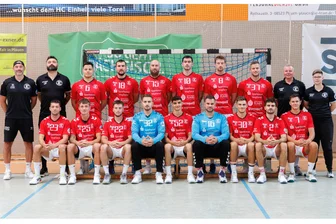 HC Einheit Plauen: Trainer verspricht attraktiven Handballsport - Das Team des HC Einheit Plauen für die neue Saison.