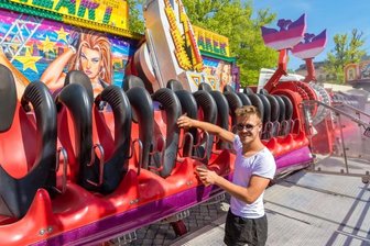 Heartbreaker erstmals bei Marktfest dabei - Auf dem Marienberger Marktfest stellt Philipp Wiemer zum ersten Mal seinen "Heartbreaker" auf.
