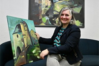 Heimatmotive aus Westsachsen und Erzgebirge: Ramona Markstein zeigt Gemälde und Collagen - „Heimatmotive“ hat Ramona Markstein ihre Ausstellung im Rathaus Hartenstein betitelt.