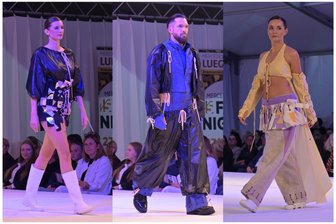 Heiße Outfits am kühlen Herbstabend: Wenn Zwickauer Bergbautradition auf Mode trifft - Für die Arbeiten von Lilian Fuchs gab es zur Fashion Night viel Beifall und Jury-Lob.