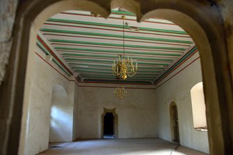 Heiße Phase für Schlosssanierung - Ein Einblick in das erste Obergeschoss.