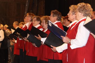 Herbstkonzert des Gesangvereins Pausa - Der Gesangverein 1826 Pausa bei einem Auftritt.