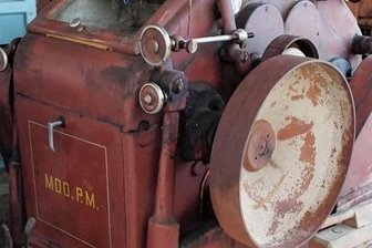 Herbstmarkt: Neue Ausstellung dokumentiert die Landwirtschaft - Auch diese Schrotmühle ist ein Ausstellungsstück. Sie stammt aus den 1950er-Jahren.