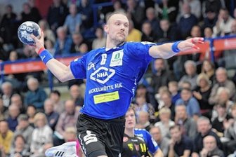 Herbstmeister startet auswärts in Rückrunde - Führungsspieler Kevin Roch vom EHV Aue.