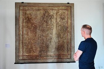 Hickhack um berühmtes Putzritzbild: Kehrt es doch nicht nach Aue zurück? - Auch wenn es in Aue inzwischen eine Art Mythos ist, es existiert: das Putzritzbild im Chemnitzer Schloßbergmuseum.