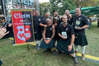 Highland Games: Clan aus Wechselburg verteidigt Titel - Auch bei den Internationalen Highland Games 2023 hatte sich der Clan aus Wechselburg Platz 1 geholt.
