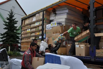 Hilfsgüter-Transport geht von Hainichen in die Ukraine - Ein weiterer Hilfstransport ist von Hainichen aus in die Ukraine gegangen.