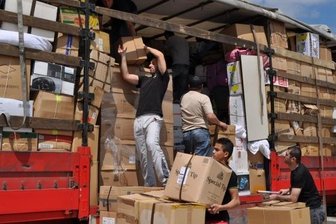 Hilfstransport nach Litauen startet am Mittwoch - Im Juni wurde in Hainichen der erste Hilfstransport in die Ukraine geschickt.