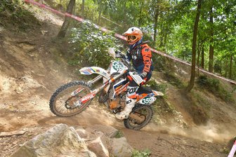 Hilmersdorfer Enduro-Talente dominieren Premiere im Vogeltal - Kurt Timmel wurde im Vogeltal Zweiter seiner Klasse.