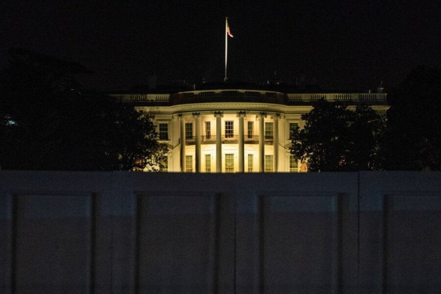 Hintergrund zur US-Präsidentschaftswahl: Nervenkrimi im Rostgürtel - Das Weiße Haus während der US-Wahlnacht. 