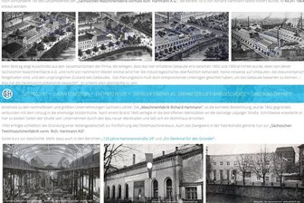 Historikerstreit in Chemnitz: Wie alt ist die Hartmannfabrik? - Von 1866 bis in die 1930er-Jahre: Andreas Hütter präsentiert auf seiner Internetseite chemnitz-gestern-heute.de mehrere Grafiken, die die Veränderungen am heutigen Standort dokumentieren.