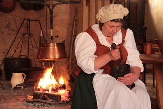Historische Schätze und Gräber: Das können Besucher beim Tag des offenen Denkmals entdecken - Beim Tag des offenen Denkmals öffnen sich im Schloss Rochlitz die Türen zur Mittelalter-Küche.