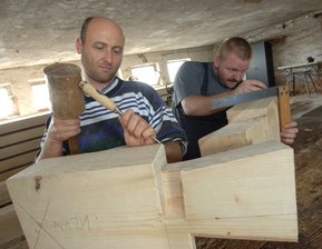  Arbeiten am Wohnstallhaus