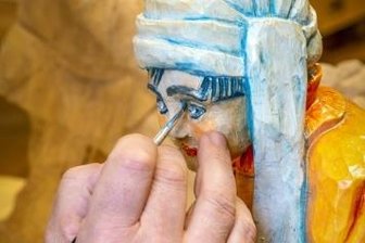 Höchste Zeit für den Scharfrichter - Einige Figuren sind schon bemalt, andere warten noch auf Farbe.