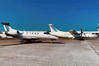 Höhere Passagierzahlen: Flughafen Plauen-Hof sieht sich trotz Abschied von BMW im Aufwind - Flugzeuge am Flughafen Hof-Plauen. Es starten und landen dort wieder mehr Maschinen.
