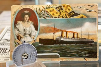 Hohenstein-Ernstthal: Schlussspurt für Sonderausstellung „Karl May in Amerika“ - Auf dem Passagierschiff „Kronprinzessin Cecilie“ kehrte Karl und Klara May von der Amerikareise zurück.