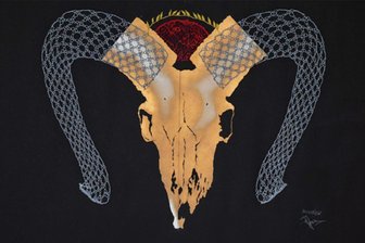 Hohenstein-Ernstthal: Zum Weihnachtsmarkt auch Ausstellungen geöffnet - Ein Exponat aus der Ausstellung „Atypisch Stereo“ von Gisela Drewelow und Tasso.