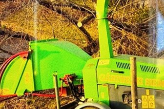 Holzhäcksler aus Gärtnerei gestohlen - So sieht der gestohlene Holzhäcksler aus.