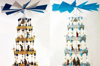Holzwarenfabrik aus dem Erzgebirge legt Pyramide mit besonderer Geschichte neu auf - Die neu aufgelegte Flemming-Pyramide soll nur in limitierter Auflage hergestellt werden.