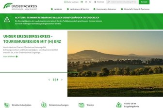 Homepage vom Landratsamt klar und aufgeräumt - Die Homepage ist überarbeitet worden.