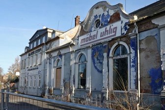 Hotel "Blauer Stern" erlebt Renaissance - Am Hotel "Blauer Stern" bröckelte seit Jahren der Putz. 