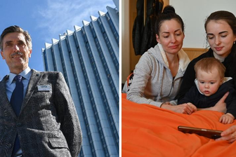 Hotel der Hoffnung - Ukrainer finden im Dorint-Hochhaus in Chemnitz Zuflucht -