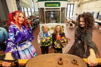 Hotelchefin will Bierelektrische zur Party-Location machen - Alexandra und Dieter Glied vom Hotel Alexandra wollen als Betreiber der Bierelektrischen Themenpartys anbieten. Alexis Buchheim als Anime-Prinzessin (links) und Janine Grüner als Hexe geben einen Eindruck.