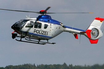 Hubschrauber-Einsatz über Innenstadt -