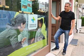 Humanitäre Hilfe: Aus dem Hinterzimmer rein ins Leben - Im Haus Weststraße 78 haben Oliver Nießlein und seine Mitstreiter vom Verein Human Aid Collective/Hilfsorganisation ein neues Domizil gefunden. Von dort aus wollen sie auf unterschiedlichen Wegen die Chemnitzer für die Not anderer Menschen sensibilisieren. 