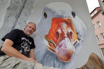 Ibug-Gründer Tasso aus Meerane über das aktuelle Festival in Chemnitz: Wofür er Lob verteilt und was er vermisst - Jens „Tasso“ Müller aus Meerane spricht über die Ibug. Das Foto entstand im letzten Jahr in seiner Heimatstadt.