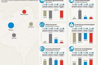 IHK-Studie: Das sind die Stärken und Schwächen der Vogtlandstädte - 