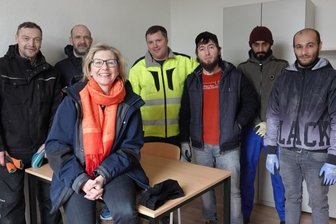 Im Einsatz für Geflüchtete -