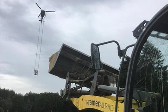 Im Forstbezirk Plauen werden jetzt die Wälder gekalkt - was zu beachten ist - Mit Hubschraubern wird der Kalk über die Wälder geflogen.
