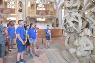 Im Freiberger Dom auf den Spuren von Fabelwesen und eines Kurfürsten - 