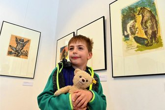 Im Gellert-Museum in Hainichen steppt weiterhin der Bär - Auch Friedrich aus Hainichen hat sich die Kabinettausstellung im Gellert-Museum schon angeschaut.