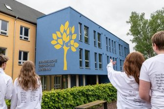 Im neuen Schulanbau werden ab Montag Prüfungen geschrieben - 