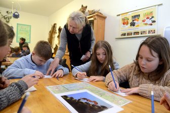 Im Reich der kleinen Giganten: Auerbacher Grundschüler tauchen ins Leben der Waldameisen ein - 18 Grundschüler lernen im Waldpark Grünheide etwas über das Leben der kleinen, aber starken Waldameisen.