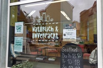 Im Werdauer Unverpackt-Laden weihnachtet es - Die Schaufenster des Unverpackt-Ladens sollen kommenden Freitag gemeinsam weihnachtlich gestaltet werden.