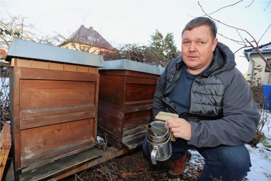 Imkern trendet auch in Zwickau: Bienenzüchter kontern Kritik der Naturschützer an ihrem Hobby - Andreas Vogel aus Planitz wurde zum neuen Vorsitzenden des Imkervereins Zwickau gewählt.