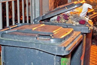 Immer mehr Restmüll landet im Kreis Zwickau in den Tonnen - Häufig sind Mülltonnen bei der Abholung übervoll. 