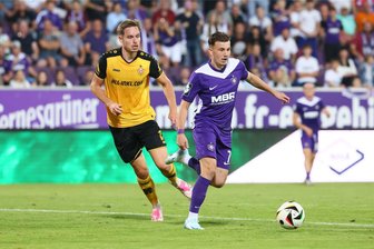 In der Länderspielpause: FC Erzgebirge Aue testet bei Zweitligisten - Die Veilchen testen in einer Woche beim 1. FC Nürnberg. Dort sollen zum einen der Spielrhythmus aufrecht erhalten bleiben, zum anderen Spieler wie Sean Seitz (rechts) Einsatzminuten sammeln.