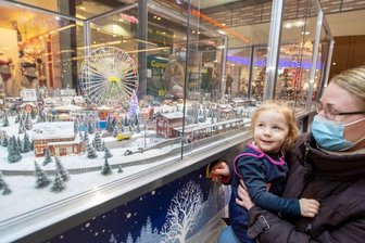 In der Plauener Stadt-Galerie rollt der Weihnachtsexpress -