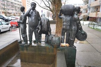 In drei Zwickauer Brunnen sprudelt dieses Jahr kein Wasser - Der Bierbrauerbrunnen bleibt trocken.