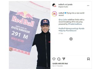 In einer neuen Dimension: Das sagen Jens Weißflog und der Ski-Weltverband zu Ryoyu Kobayashis Flug auf 291 Meter - Knapp 500.000 Aufrufe zählte das Instagram-Video binnen 24 Stunden.