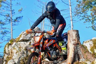 In Oberfranken Bann gebrochen - Fuhr in Streitberg erstmals in der laufenden Saison aufs DM-Podest: Kevin Nieschalk. 