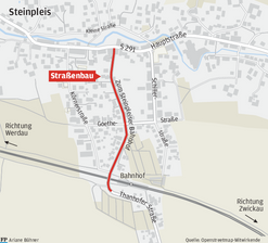In Steinpleis rollen ab Anfang August die Bagger -