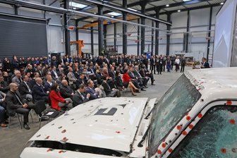 Indikar panzert Polizeiautos -