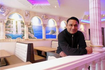 Indisches Spezialitätenrestaurant öffnet am Neumarkt in Zschopau - Kanwaljit Singh im neuen Restaurant am Neumarkt.
